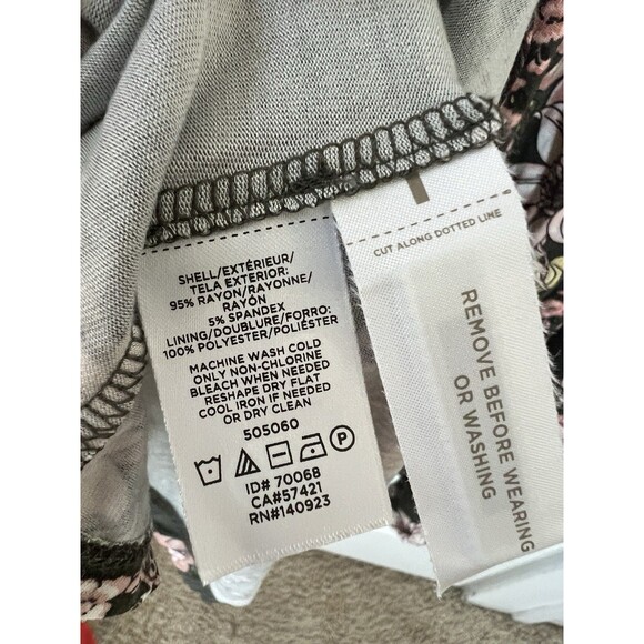 LOFT Plus Size 20 Floral Wrap Maxi Dress Sleeveless V-Neck Tie Waist NWT - Picture 10 of 12